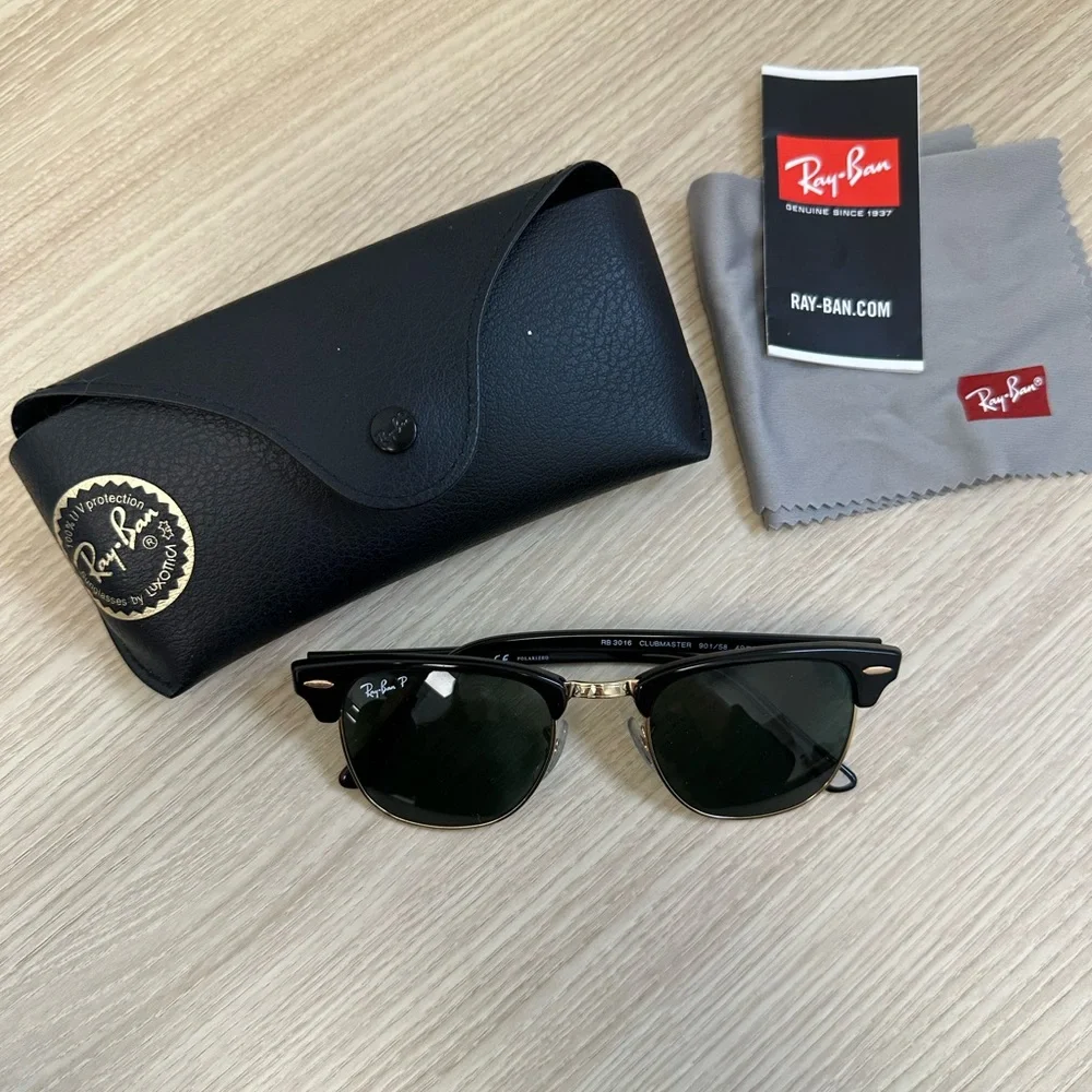 Ray-Ban Clubmaster Classic - Polarized - Picture 2 of 4
